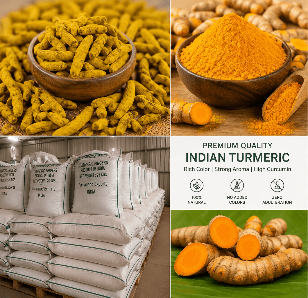 Premium Indian Turmeric Powder Export Grade - Curcumin 3%-5% - Bulk Supplier