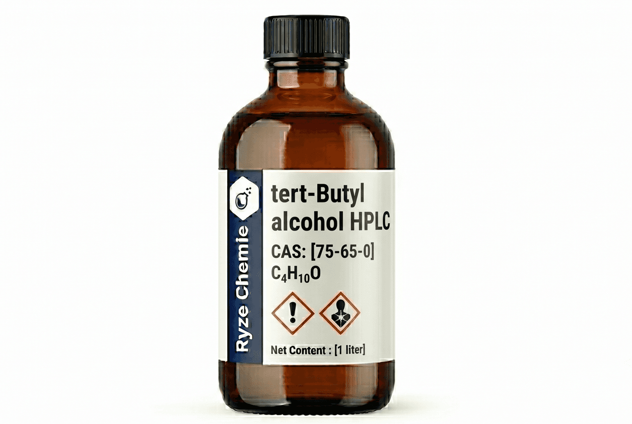 tert-Butyl Alcohol (2-Methyl-2-Propanol) HPLC Grade – High Purity Solvent for Chromatography & Analytical Applications