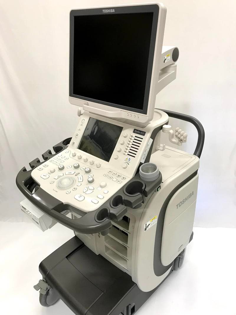 Toshiba Aplio 400 Ultrasound System With 2 Transducers [Refurbished] - Premium Diagnostic Imaging Platform for Radiology & General Imaging [Refurbished]