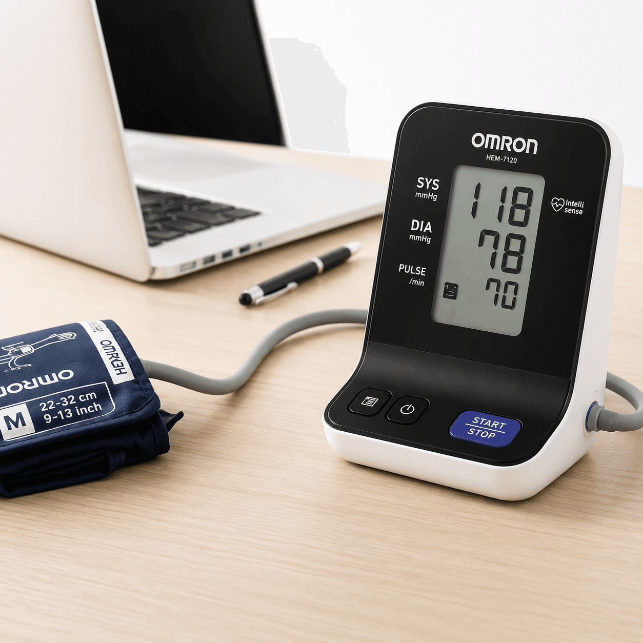 OMRON HBP-1120 Professional Upper Arm Blood Pressure Monitor – Clinical Grade BP Monitoring System