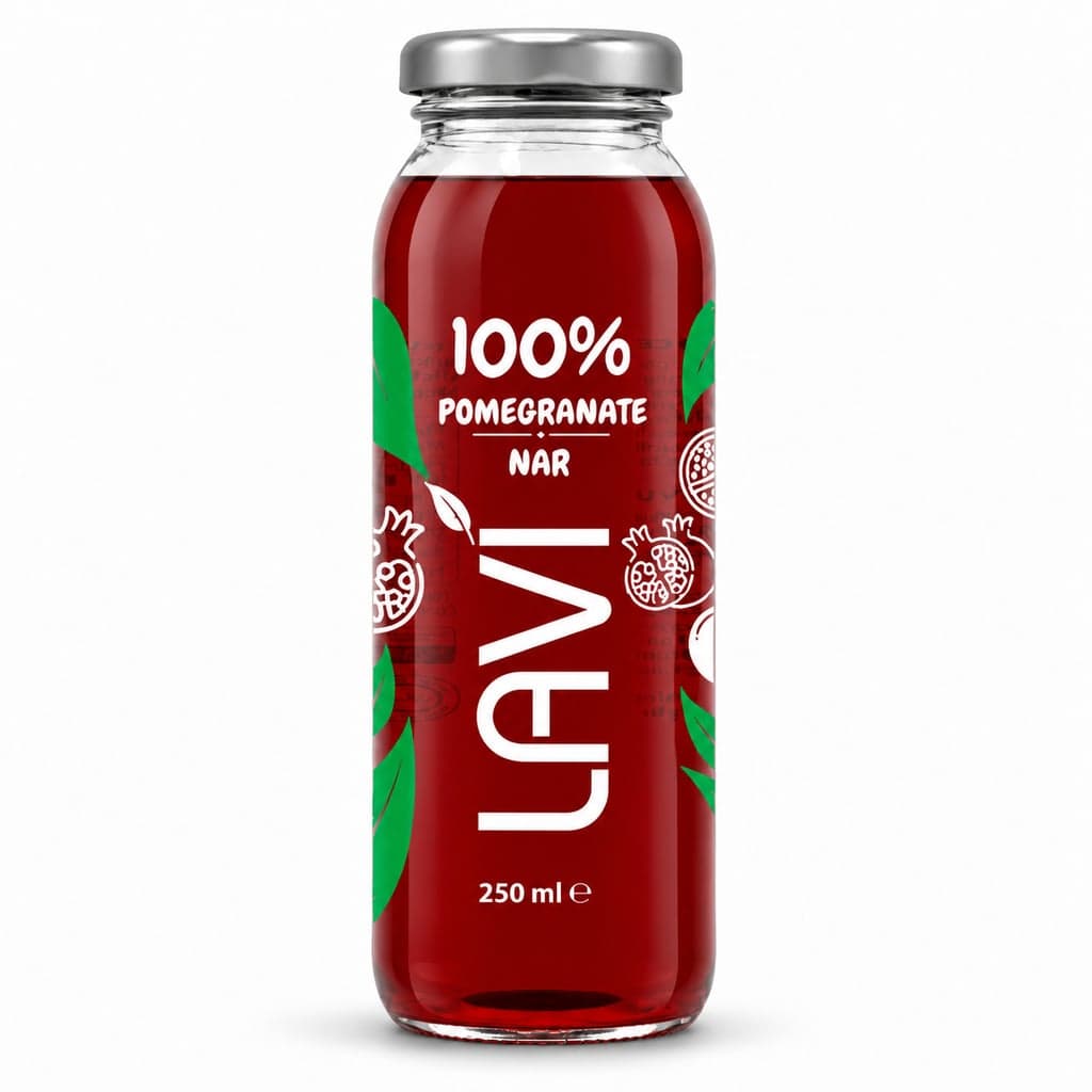 Lavi Pomegranate Juice 250 ml - 100% Natural Fruit Juice - No Added Sugar - Ready-to-Drink Healthy Beverage